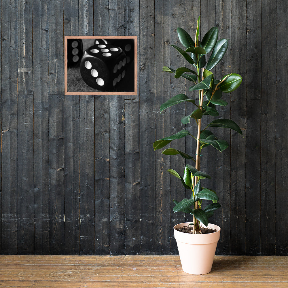 Dice - Framed poster