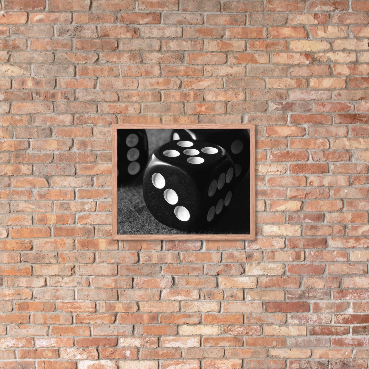 Dice - Framed poster