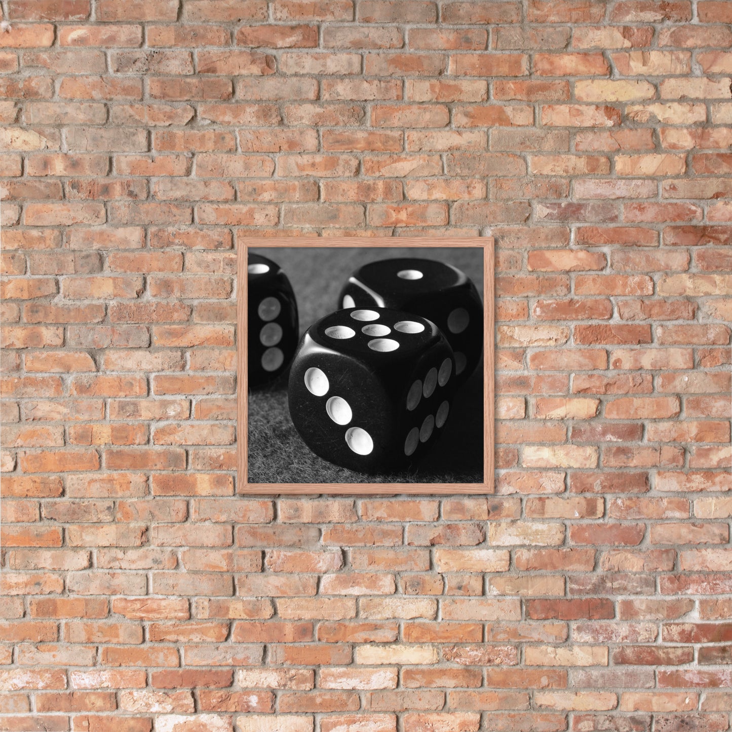 Dice - Framed poster