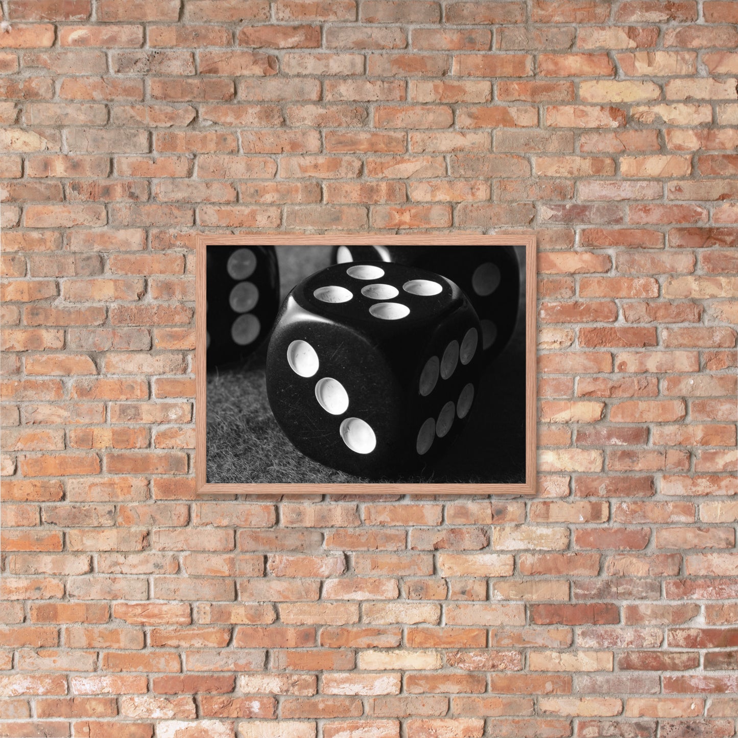 Dice - Framed poster