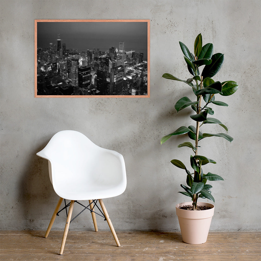 City Lights - Framed Poster