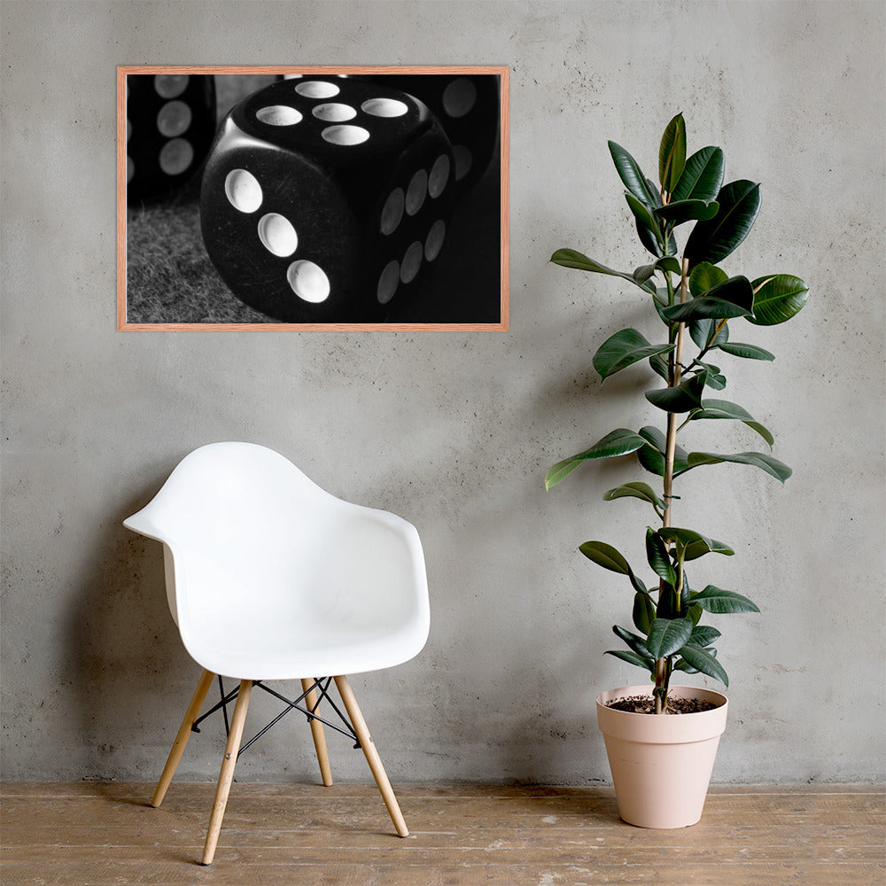 Dice - Framed poster