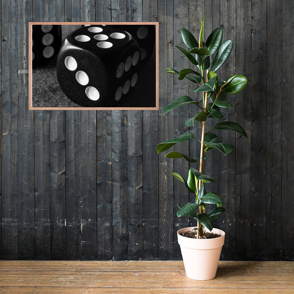 Dice - Framed poster