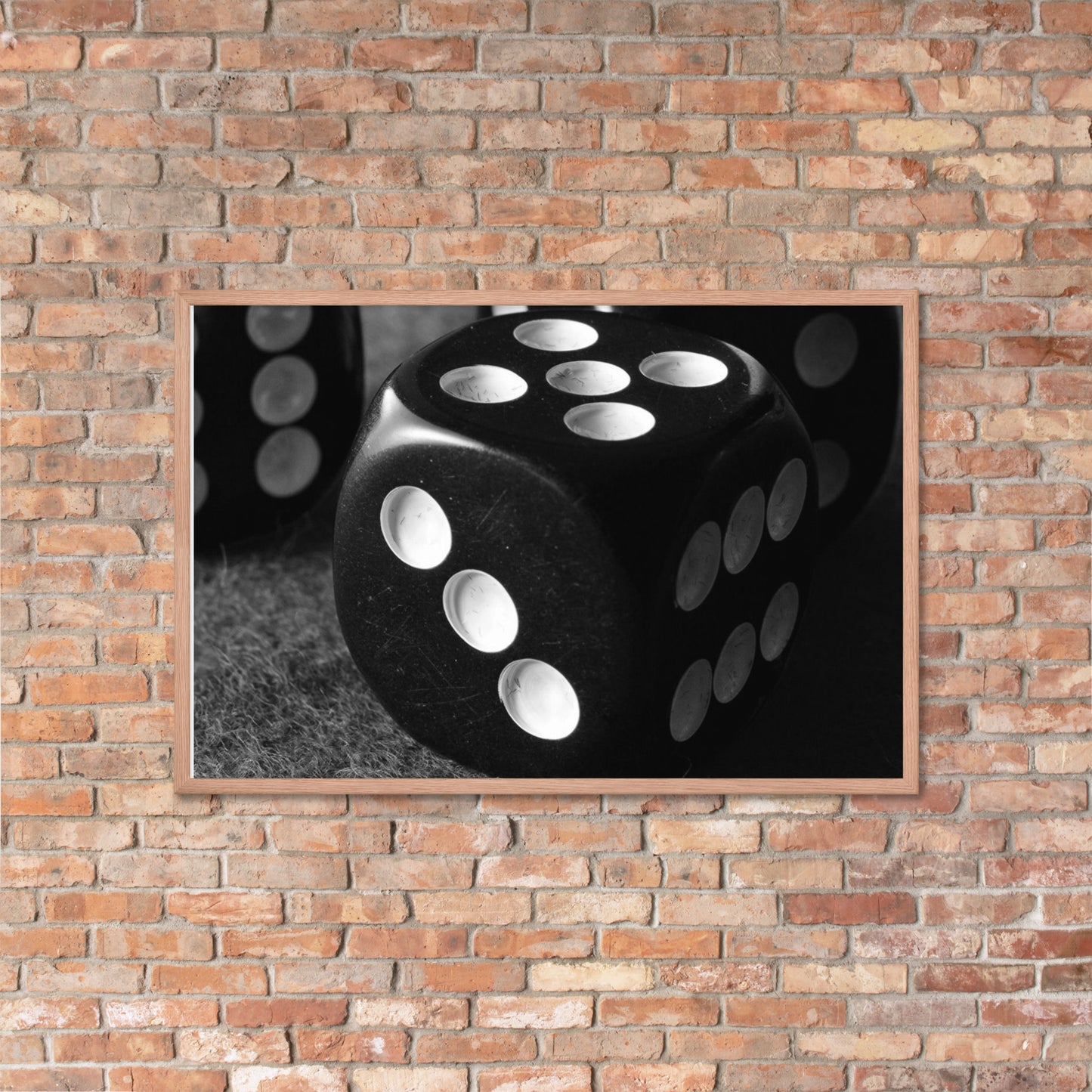 Dice - Framed poster