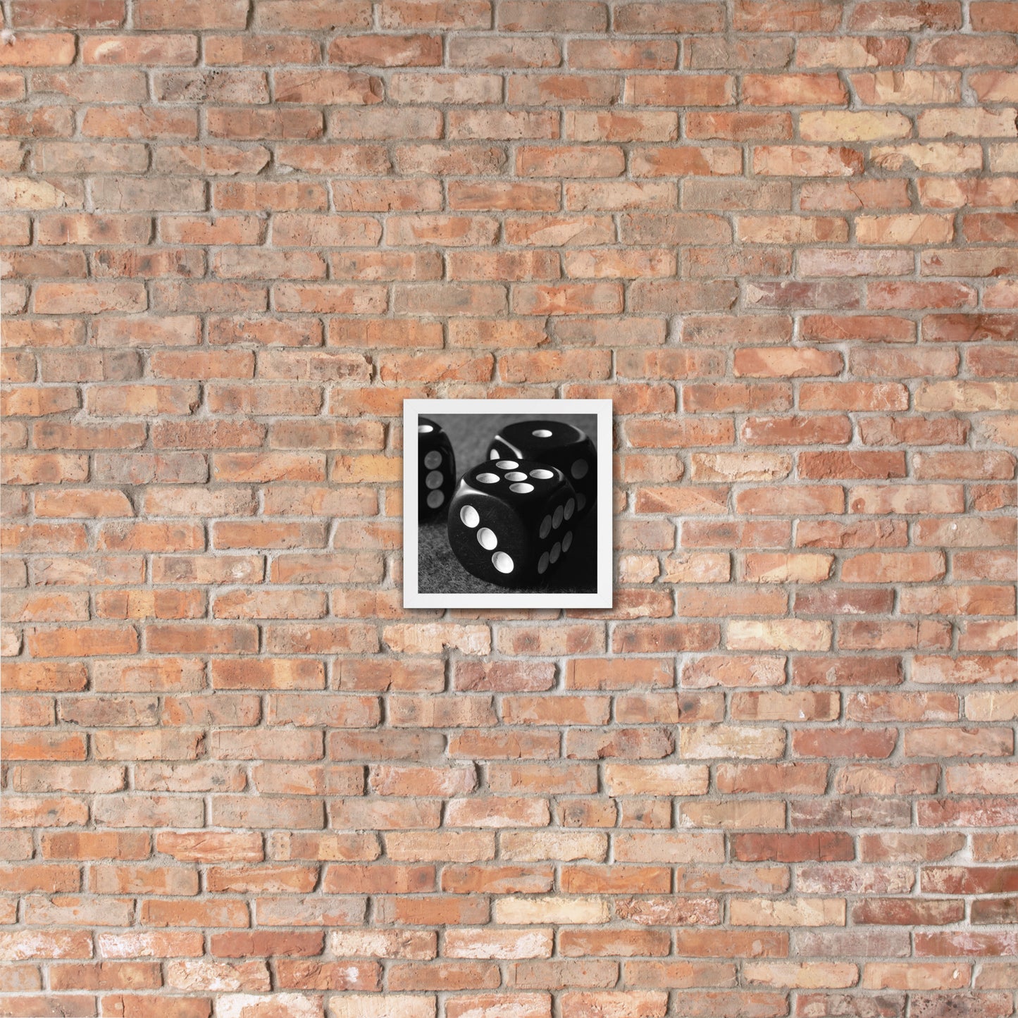 Dice - Framed poster