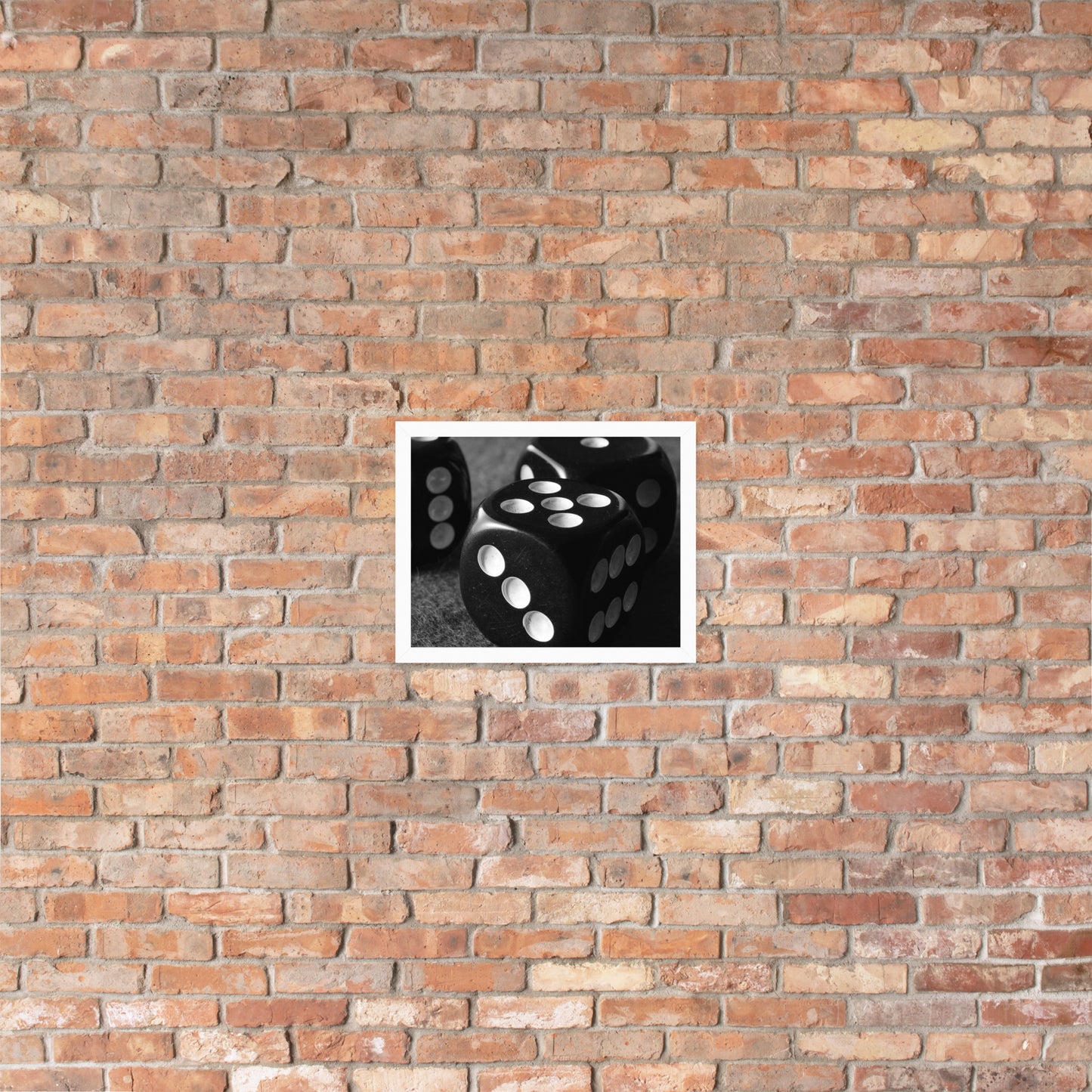 Dice - Framed poster