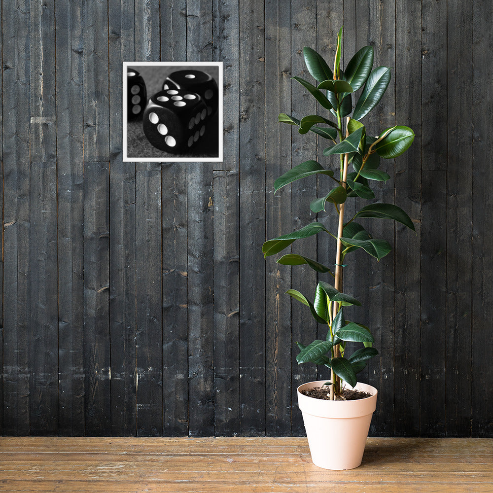 Dice - Framed poster