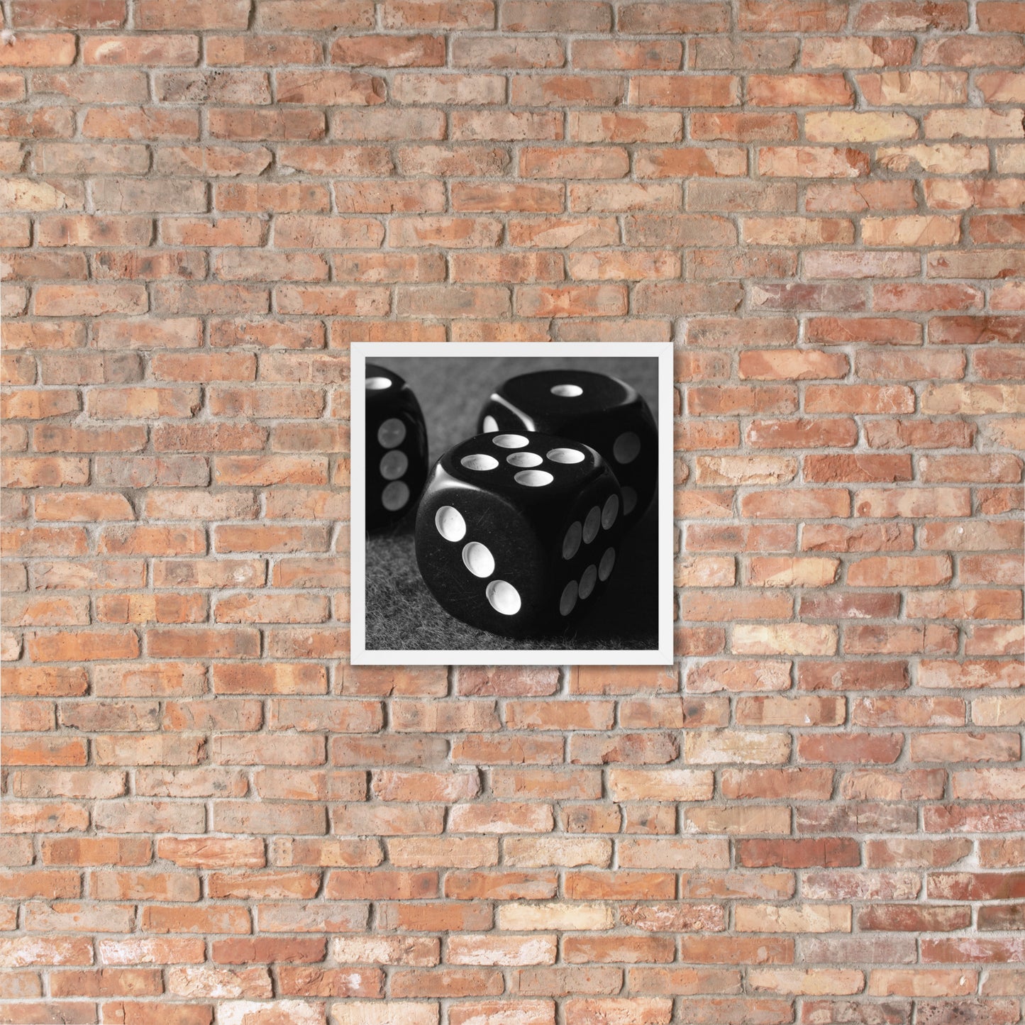 Dice - Framed poster