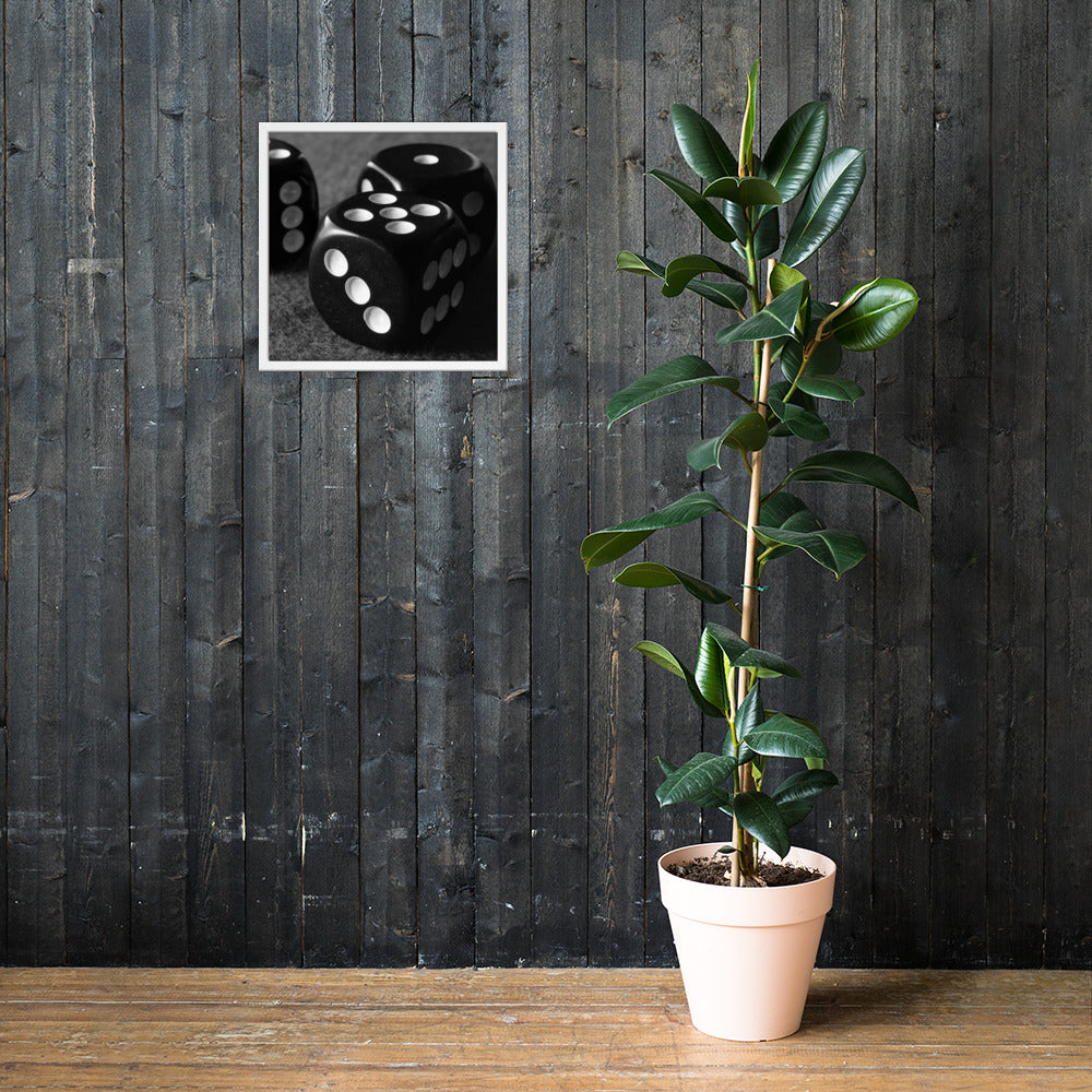 Dice - Framed poster