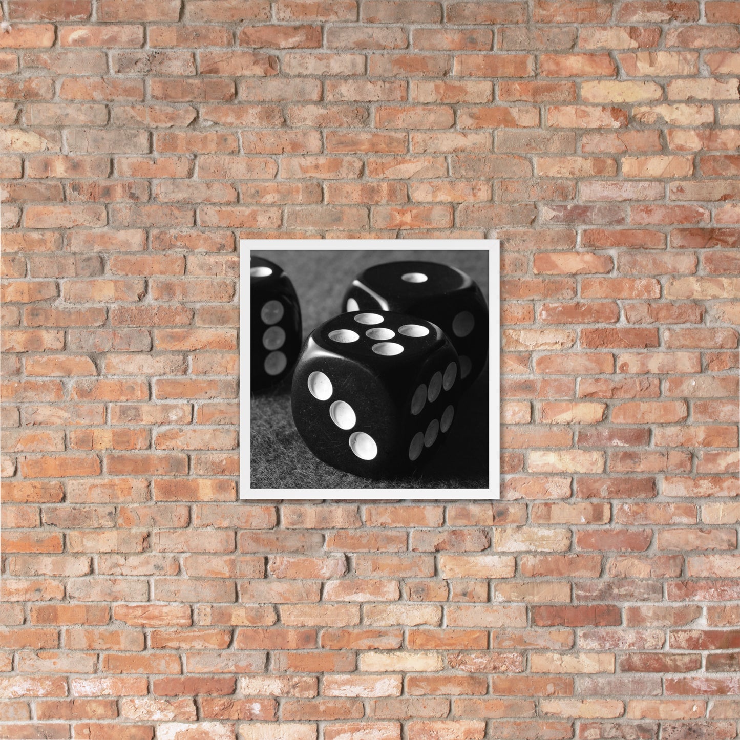 Dice - Framed poster