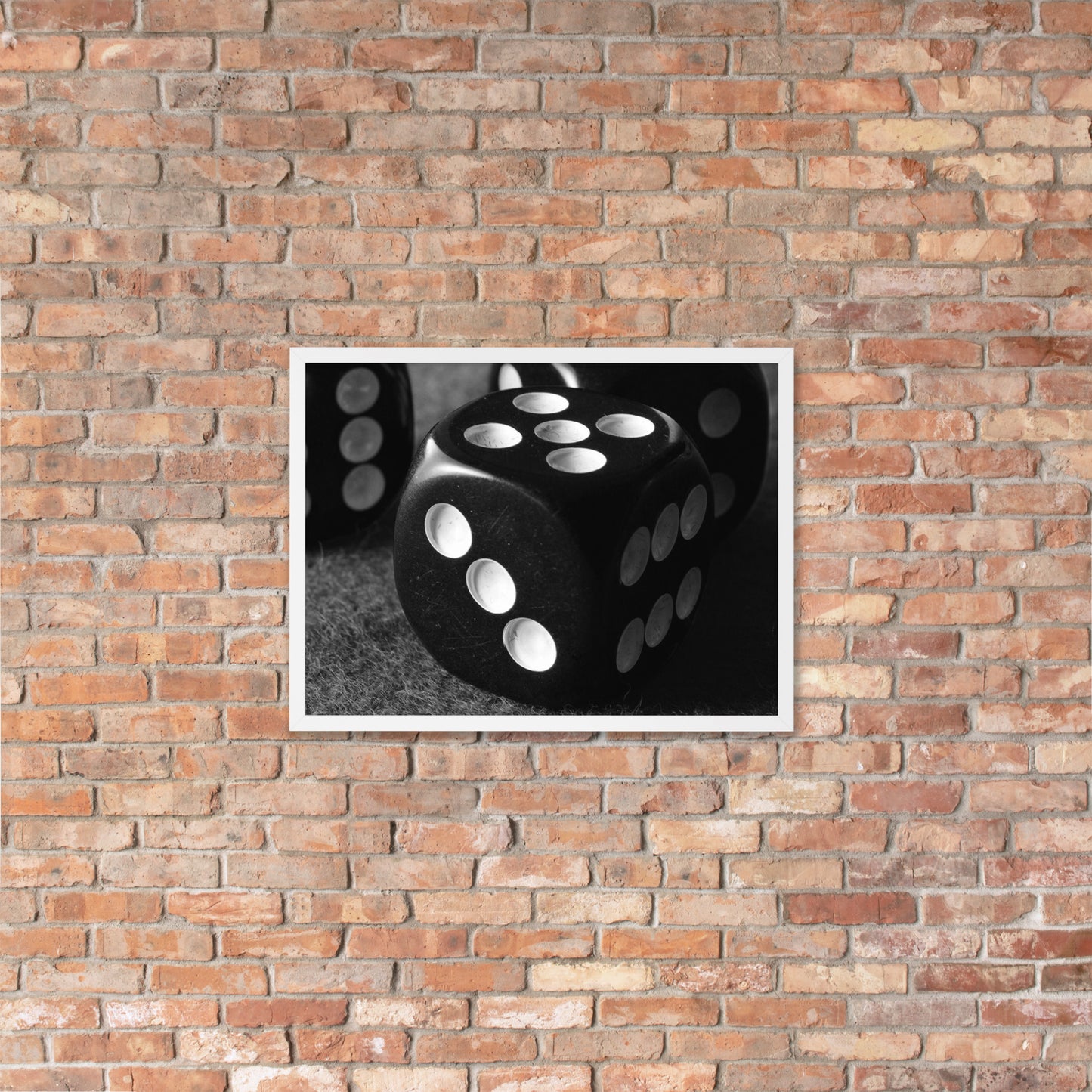 Dice - Framed poster