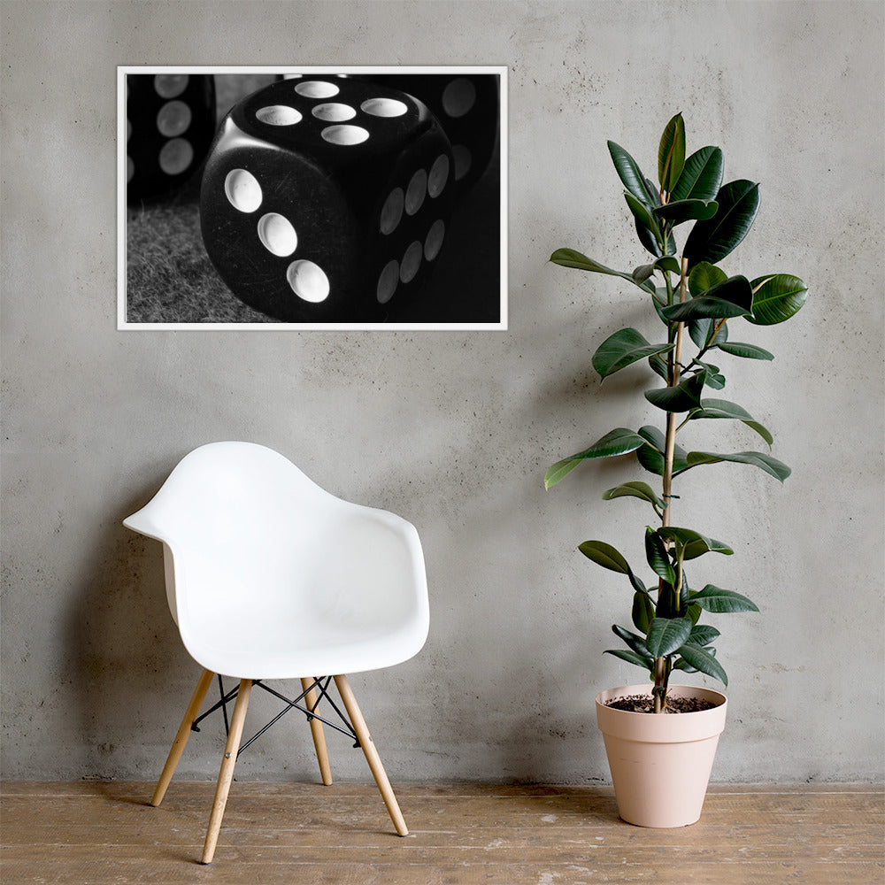 Dice - Framed poster