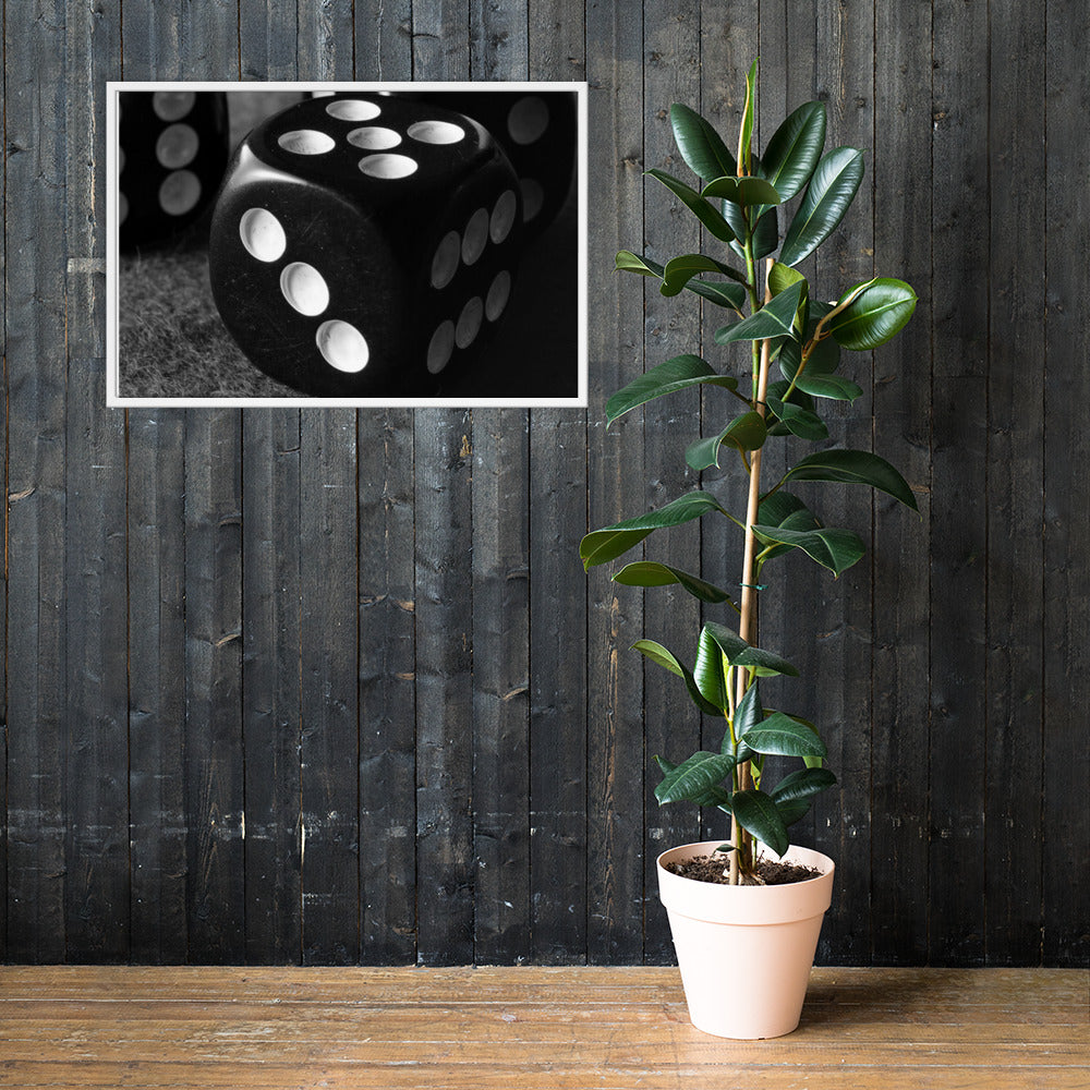 Dice - Framed poster