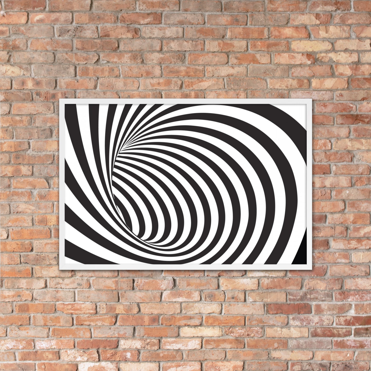 Full Swirl Hole - Framed Poster