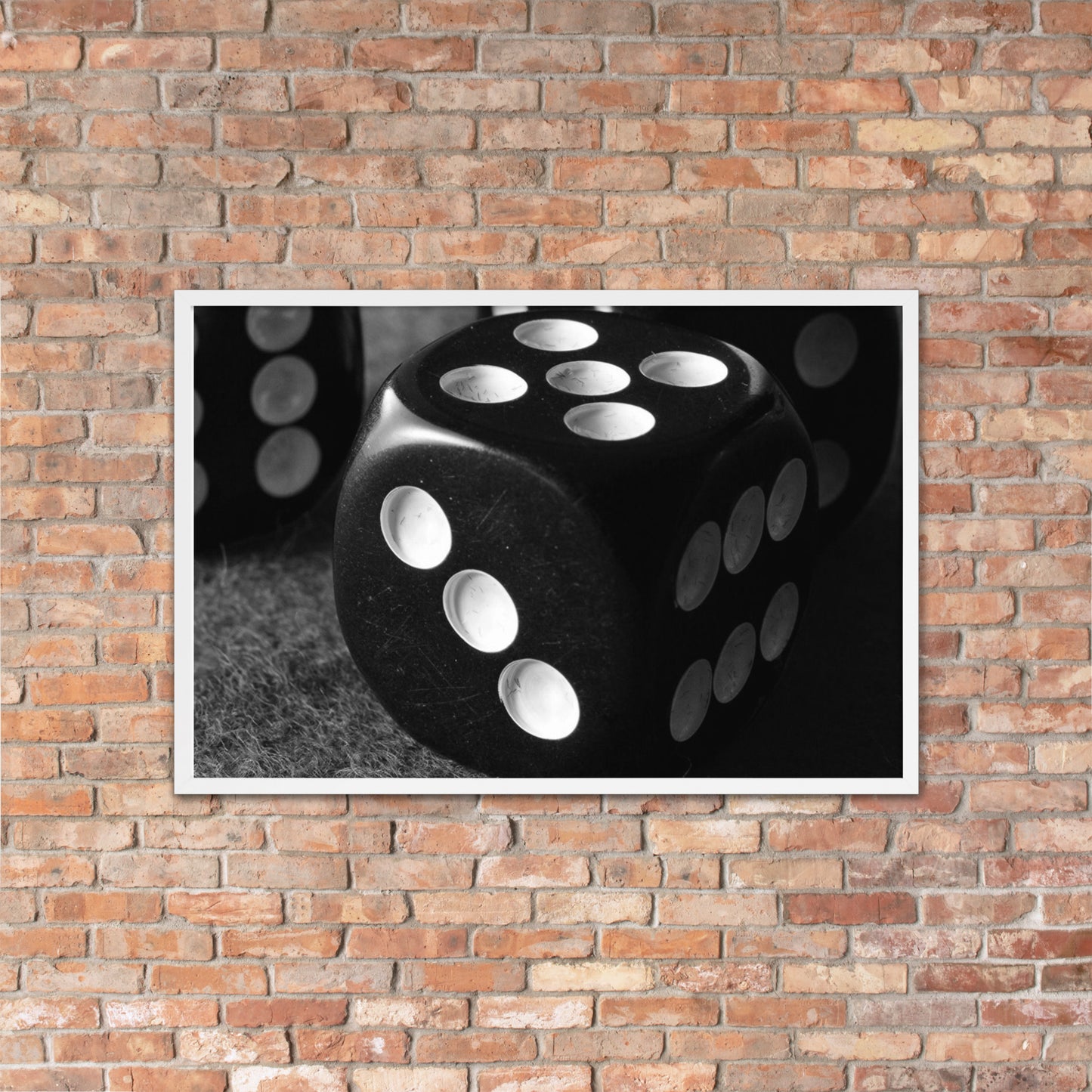Dice - Framed poster