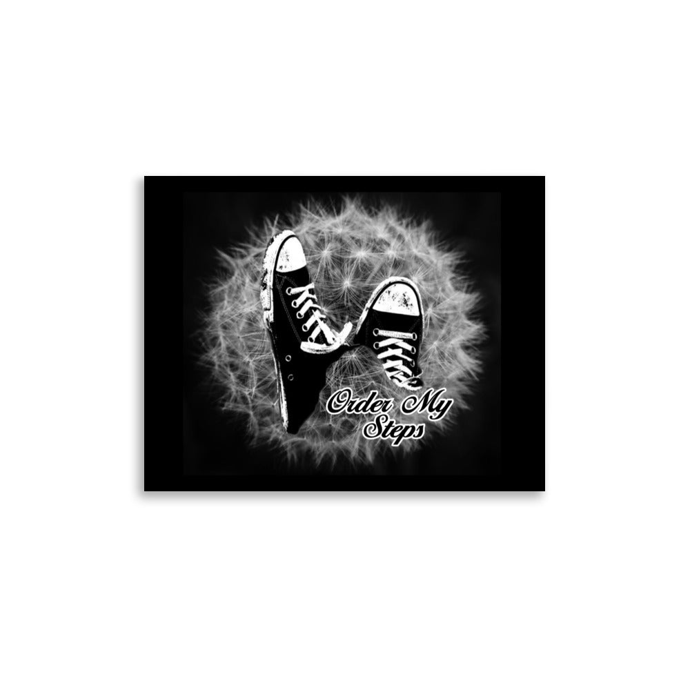 Converse Dandelion Order My Steps - Matte Poster (non -editable)