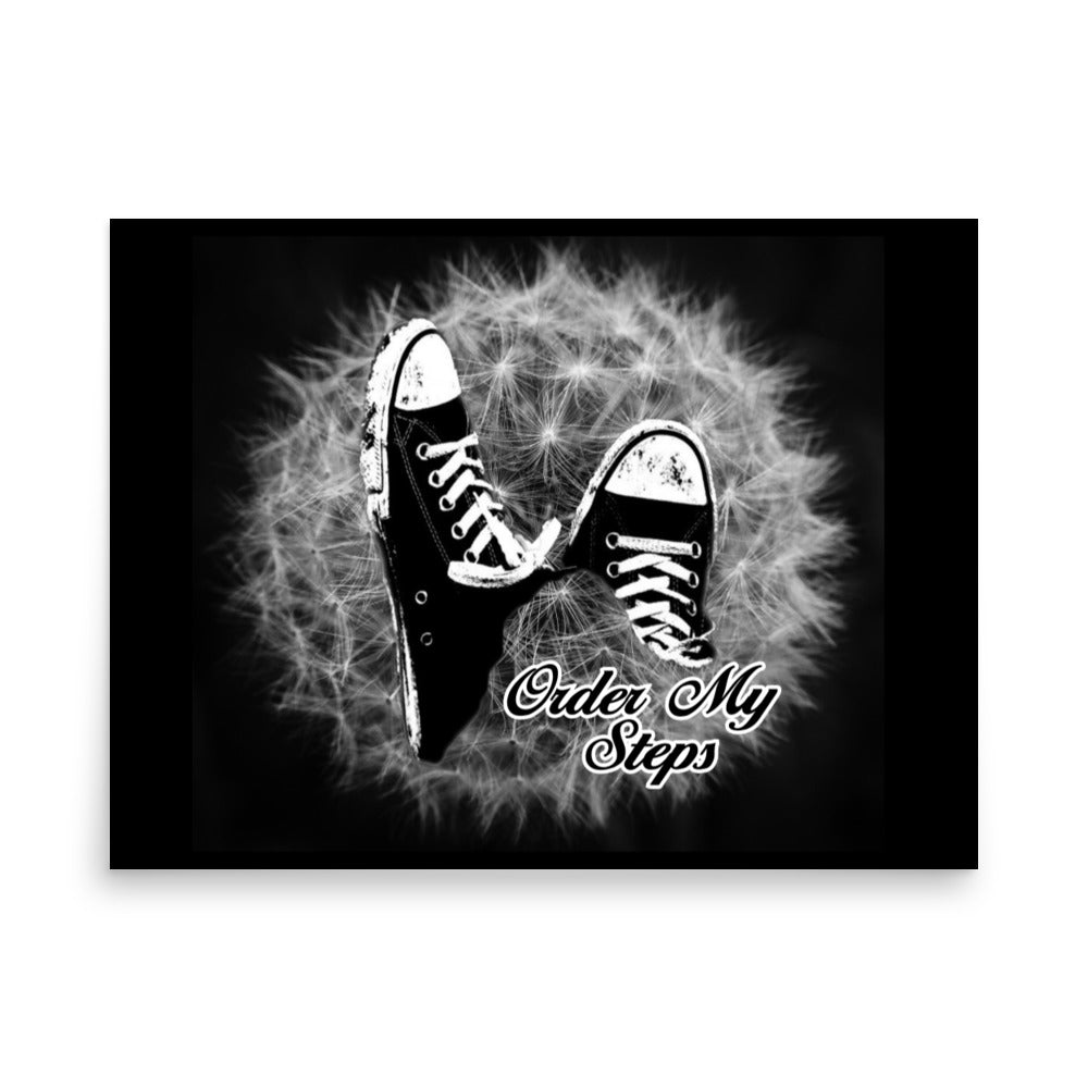 Converse Dandelion Order My Steps - Matte Poster (non -editable)