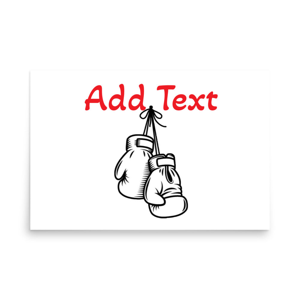 Boxing Gloves 1 - Poster