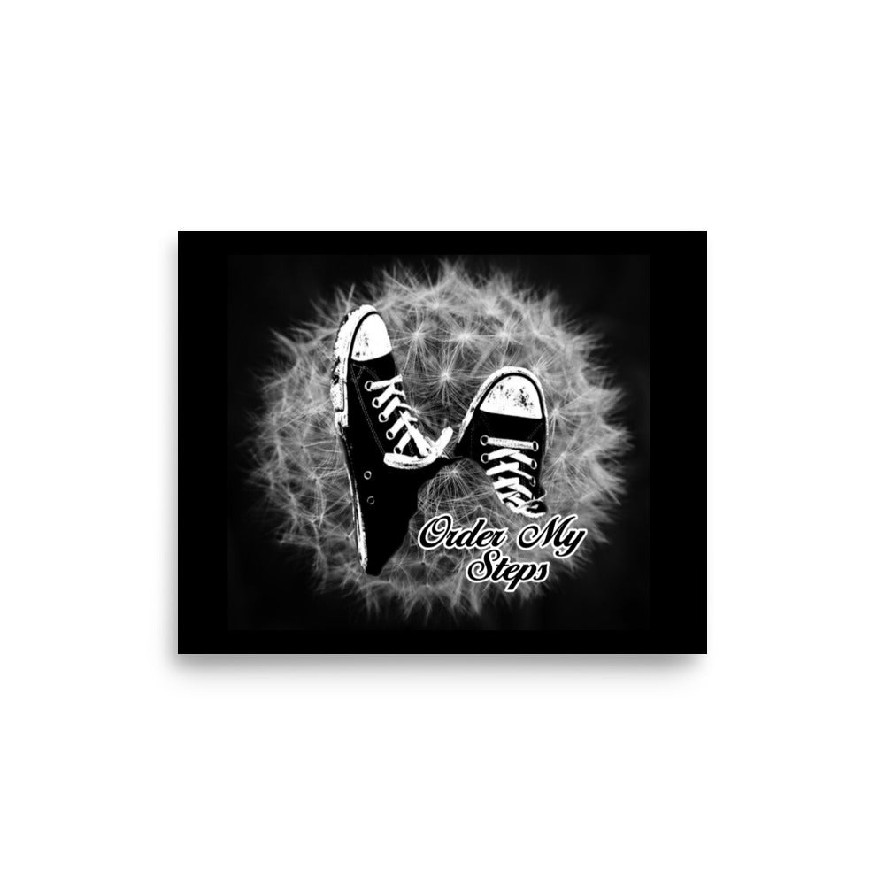 Converse Dandelion Order My Steps - Matte Poster (non -editable)