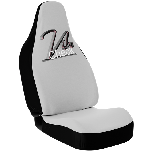 Vibe Check - Pink and Gray - Light Gray Background