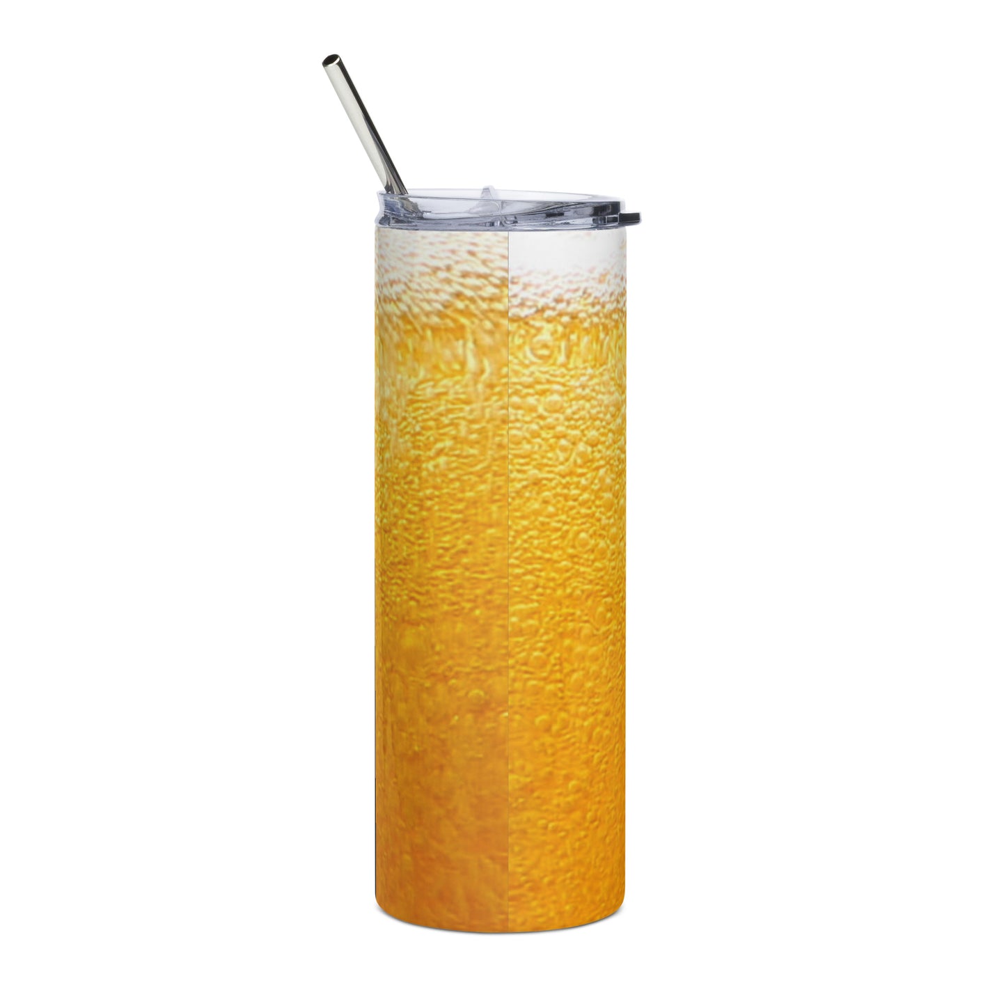 Stainless Steel Tumbler - BEER MAKES YOU LEAN
