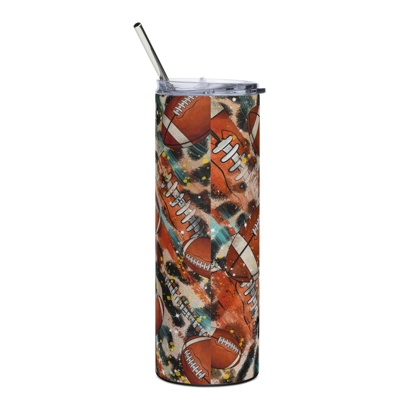 Stainless Steel Tumbler - FOOTBALLS
