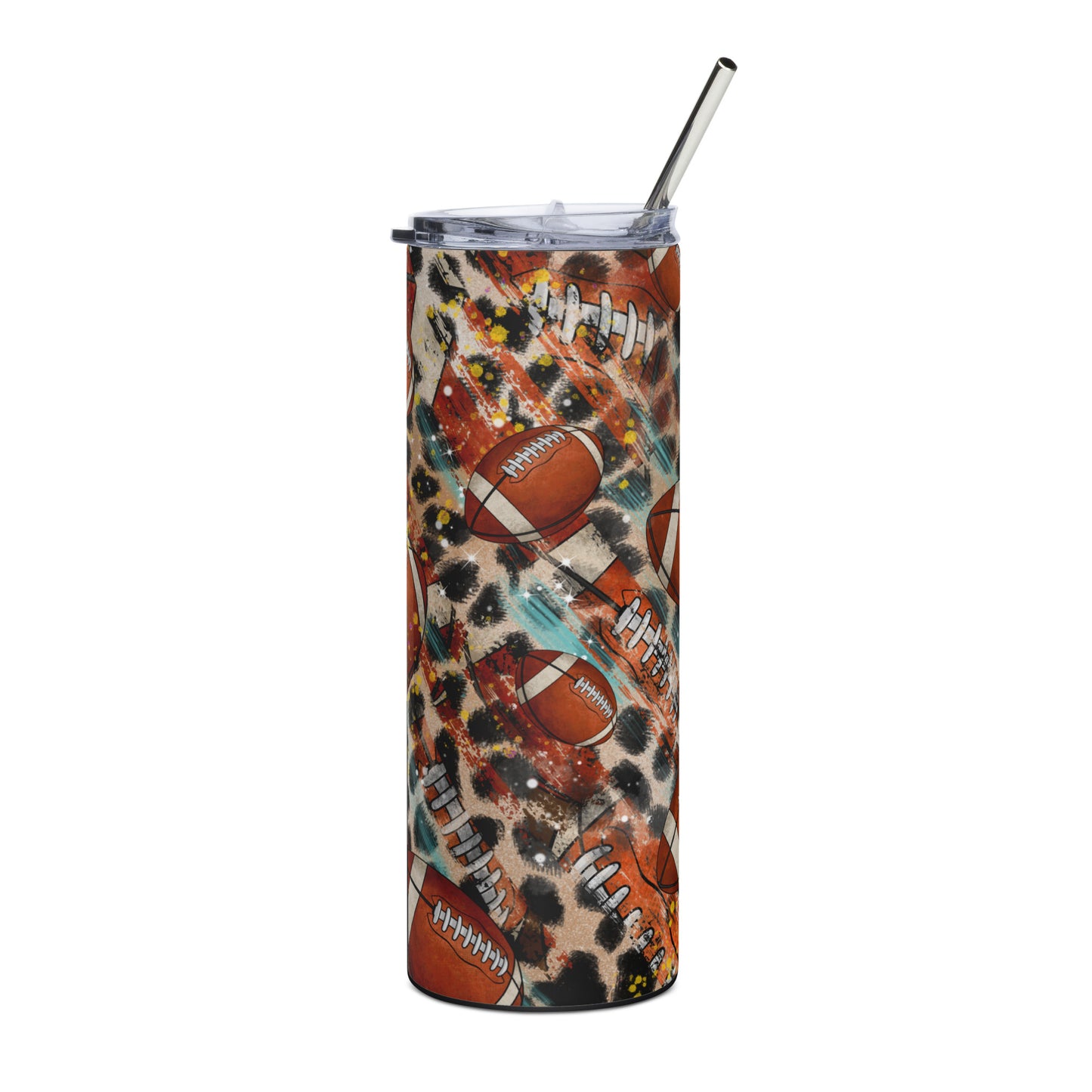 Stainless Steel Tumbler - FOOTBALLS