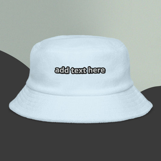 Terry Cloth Bucket Hat