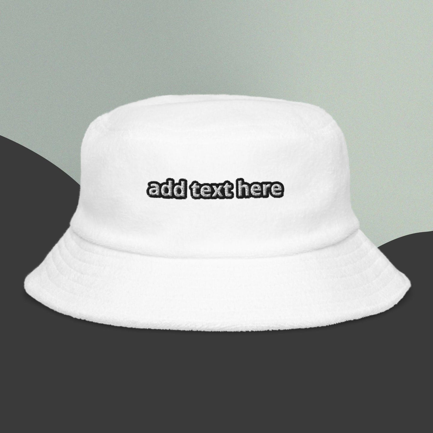 Terry Cloth Bucket Hat