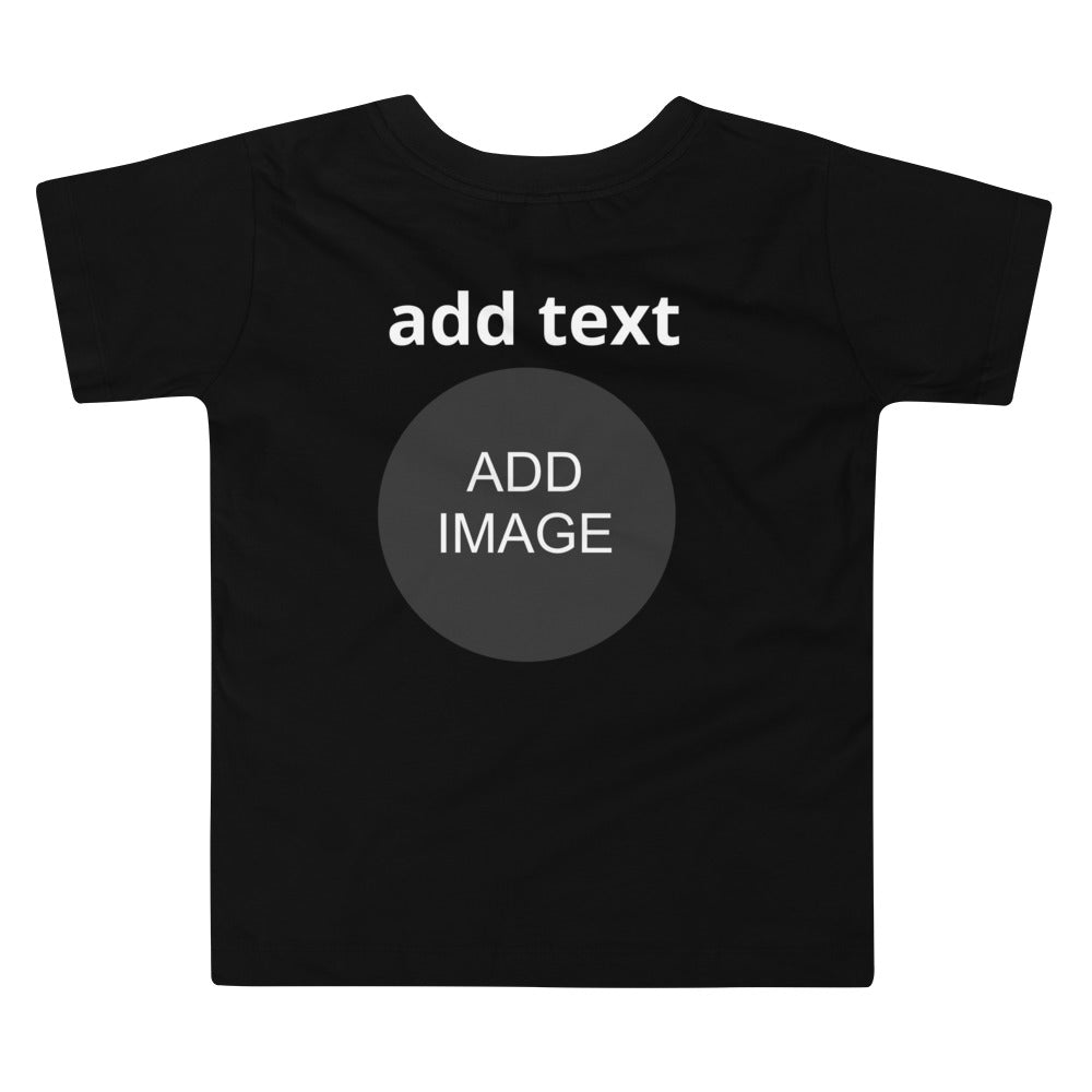 Toddler Short Sleeve Tee 2T-5T (back image & text)