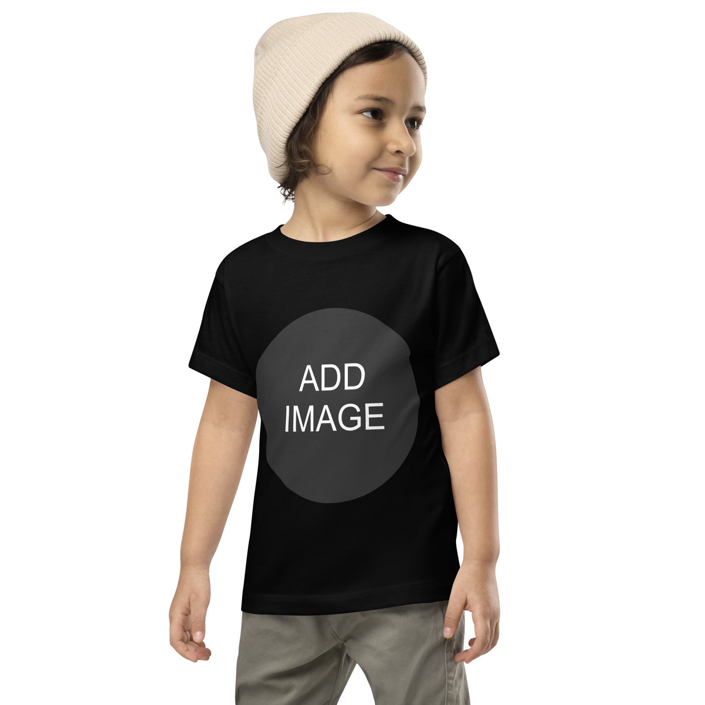 Toddler Short Sleeve Tee 2T-5T (front & back image)