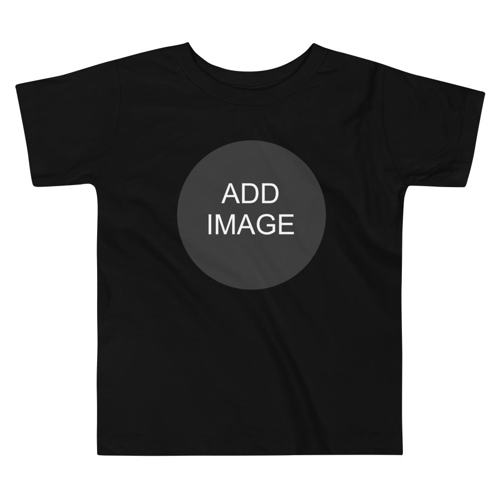 Toddler Short Sleeve Tee 2T-5T (front image, back text)