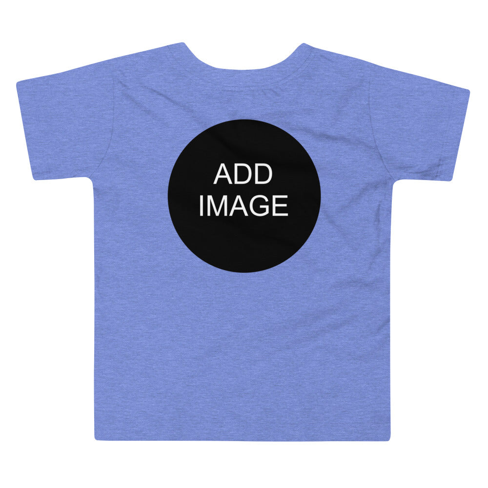 Toddler Short Sleeve Tee 2T-5T (front & back image)