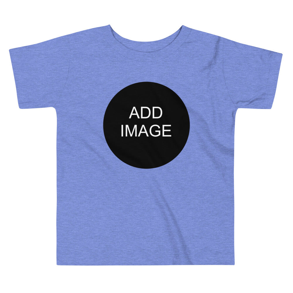 Toddler Short Sleeve Tee 2T-5T (front image, back text)