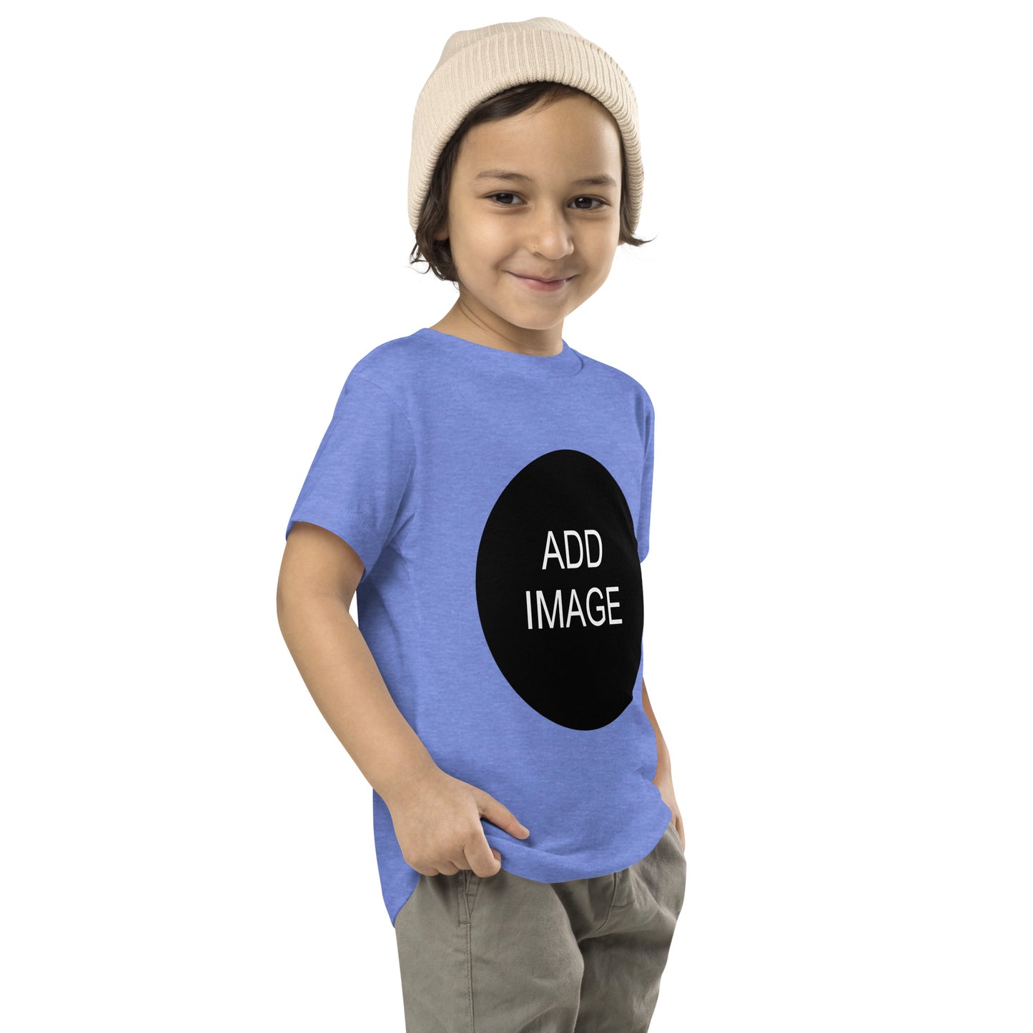 Toddler Short Sleeve Tee 2T-5T (front & back image)