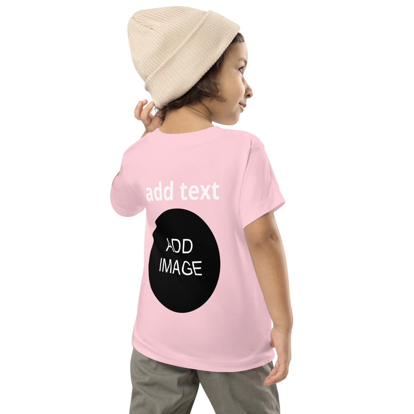 Toddler Short Sleeve Tee 2T-5T (back image & text)