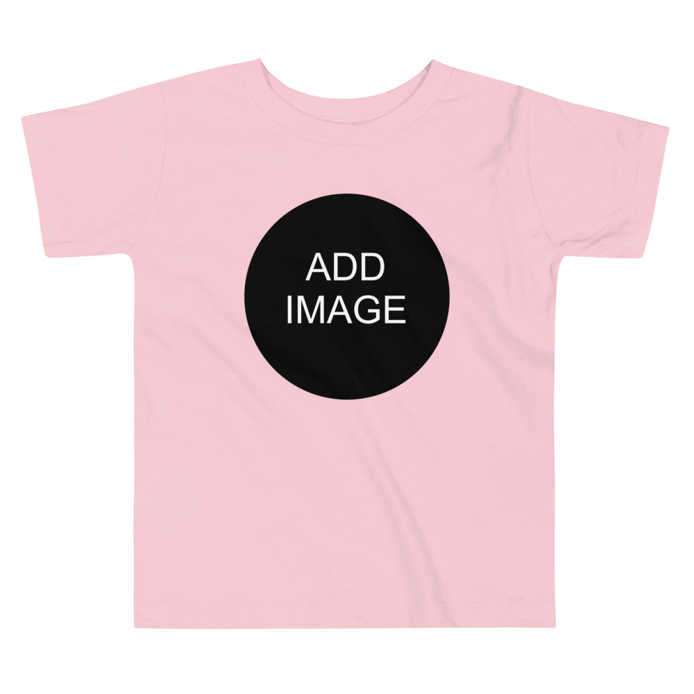 Toddler Short Sleeve Tee 2T-5T (front image, back text)