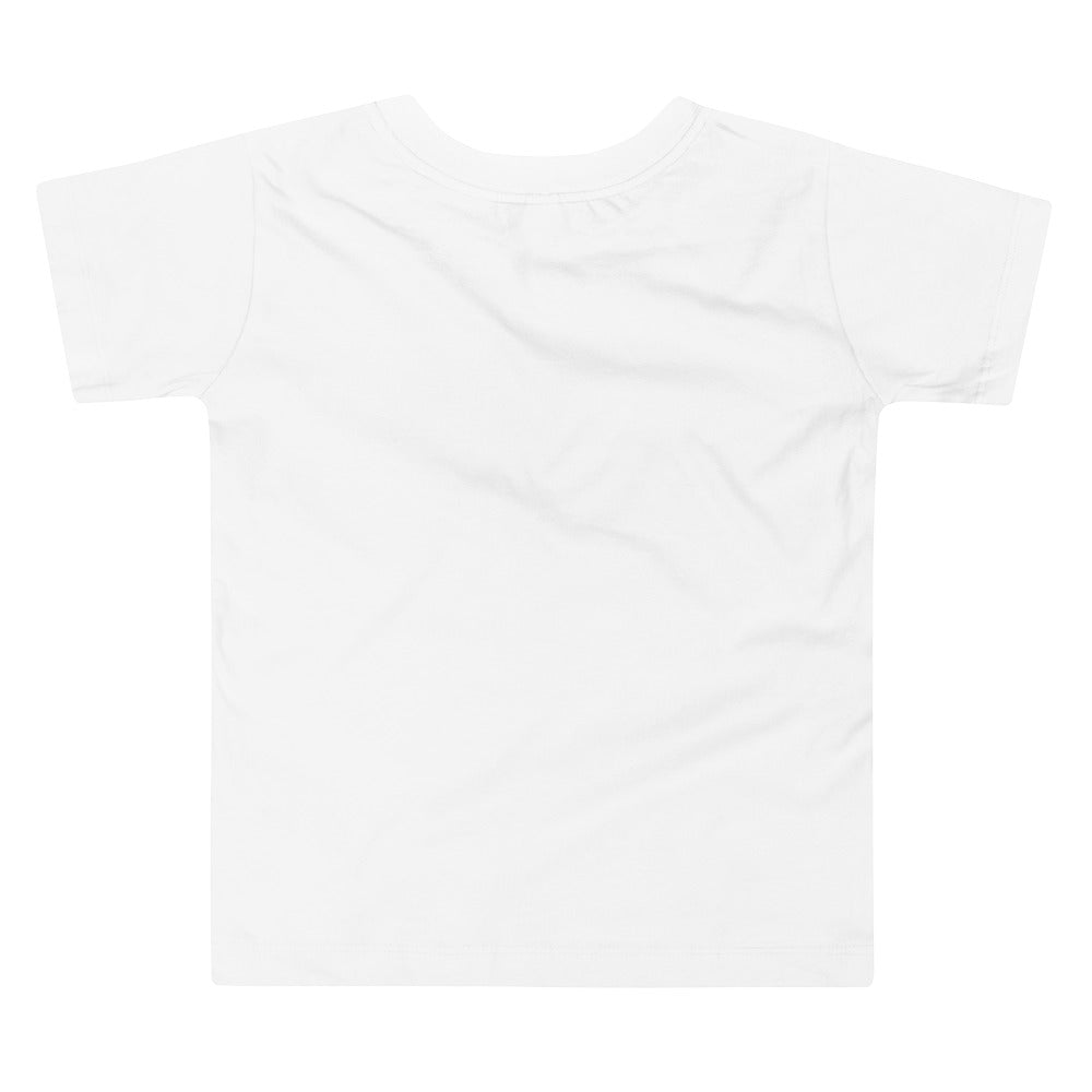 Toddler Short Sleeve Tee 2T-5T (front image, back text)