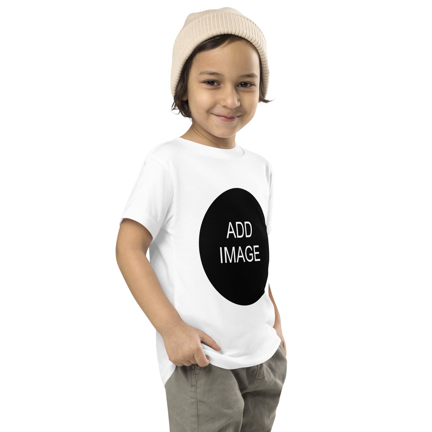Toddler Short Sleeve Tee 2T-5T (front & back image)