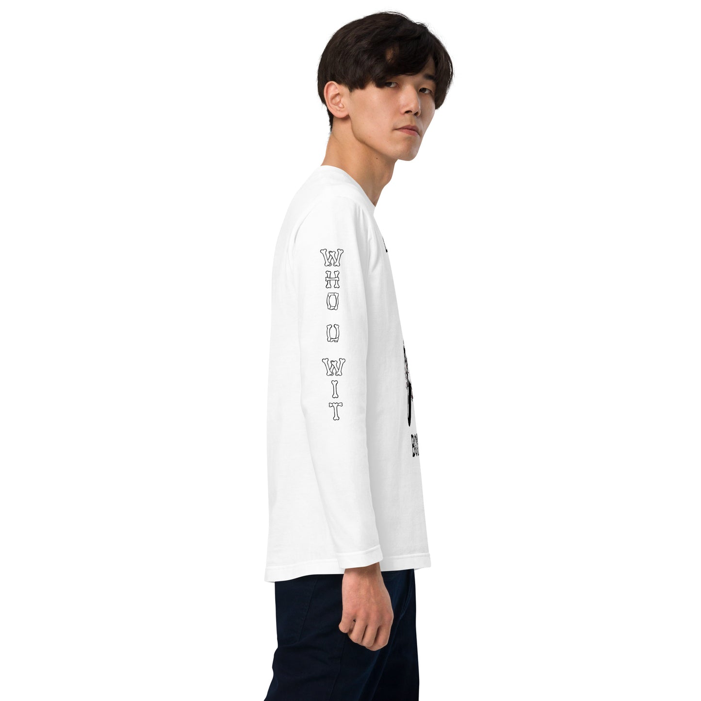 BONEHEADS Long Sleeve Shirt (vertical text)- Unisex