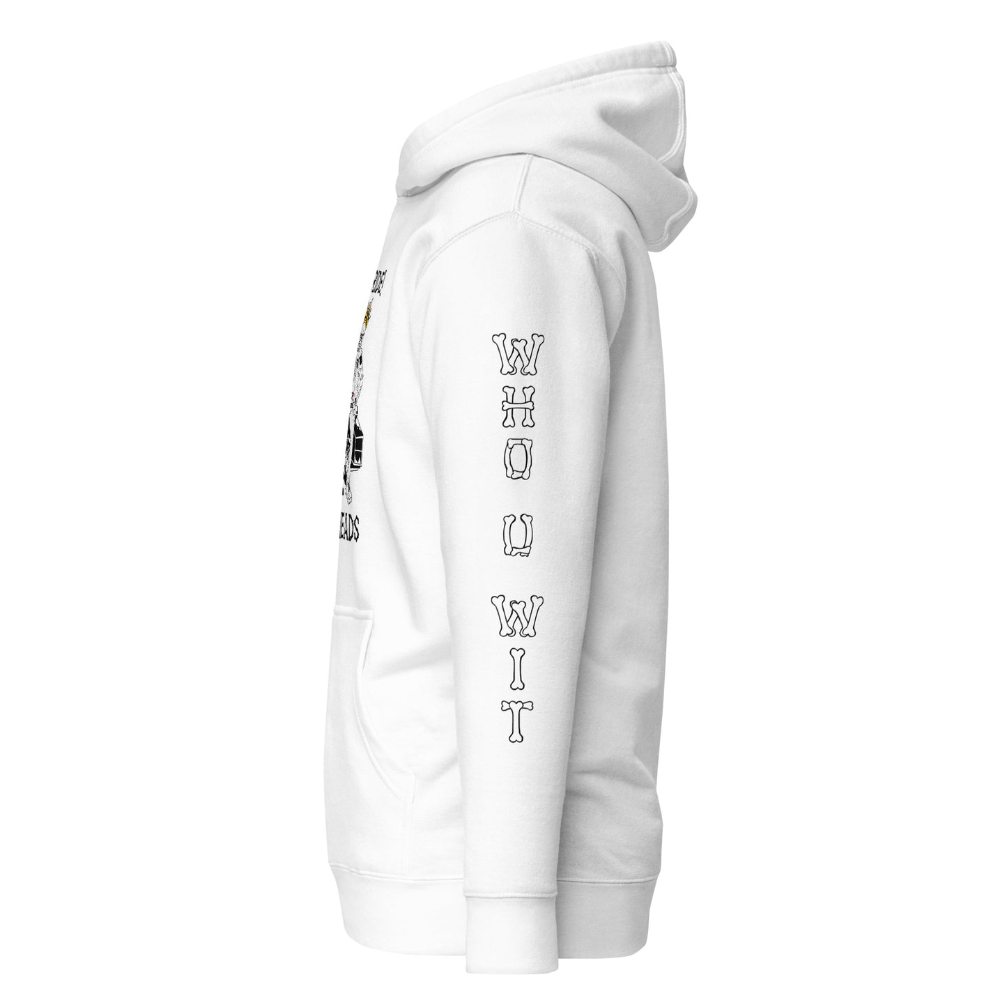 BONEHEADS Hoodie (vertical text) - Unisex