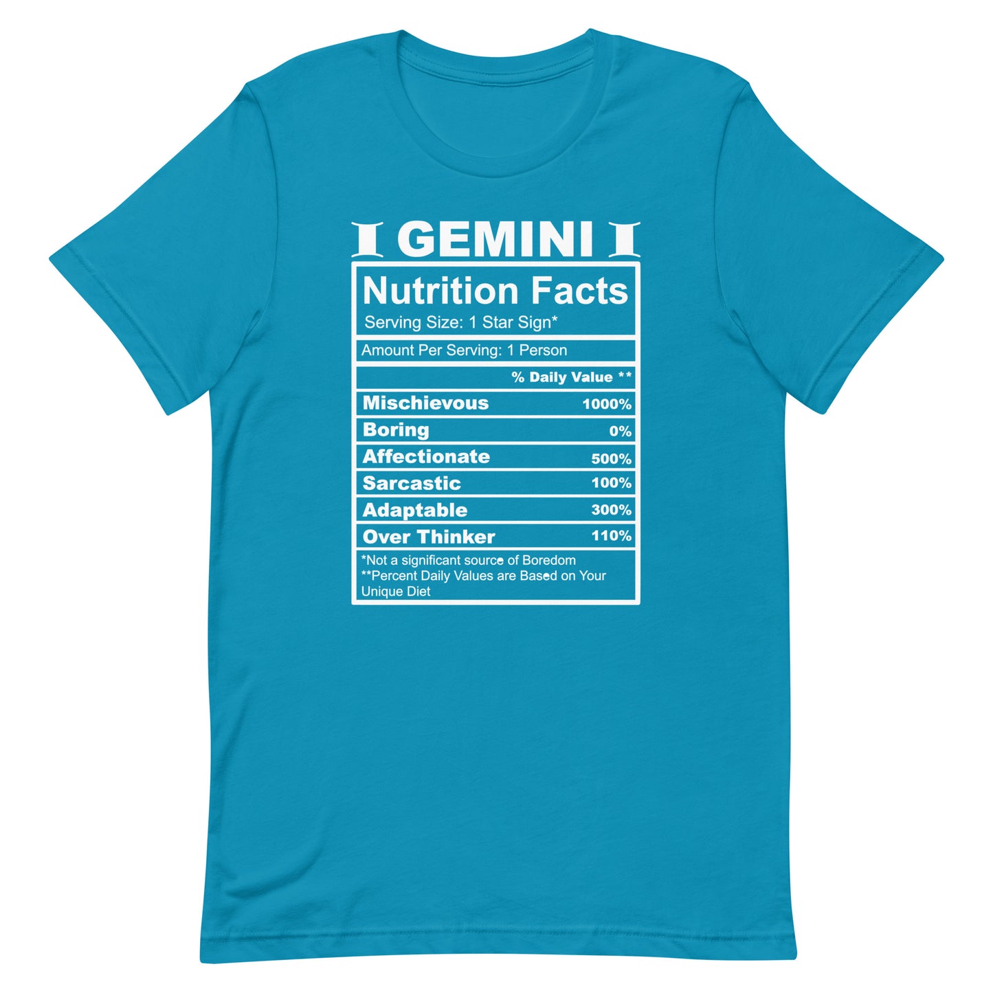 GEMINI - L-XL - Unisex T-Shirt (white letters)