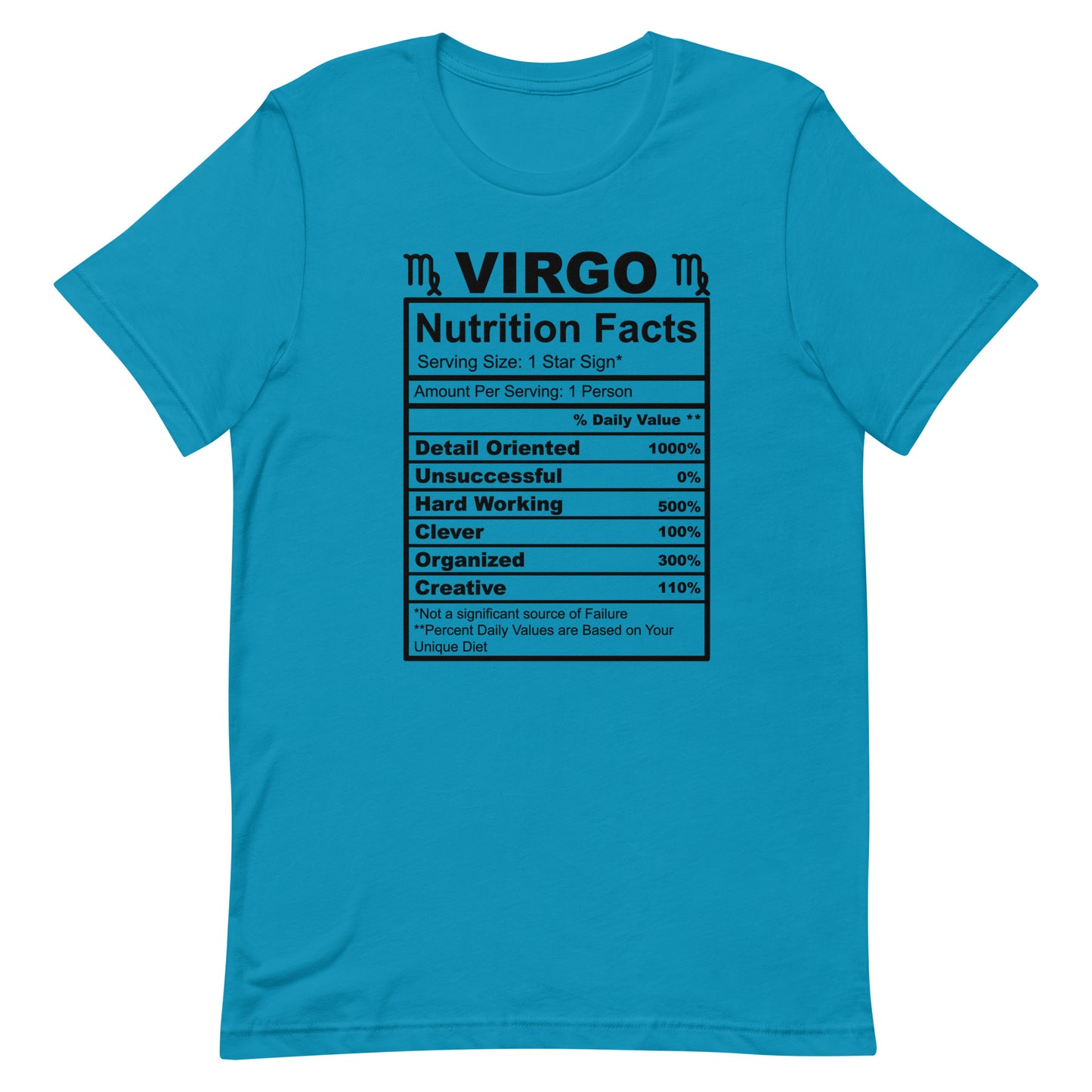 VIRGO - S-M - Unisex T-Shirt (black letters)