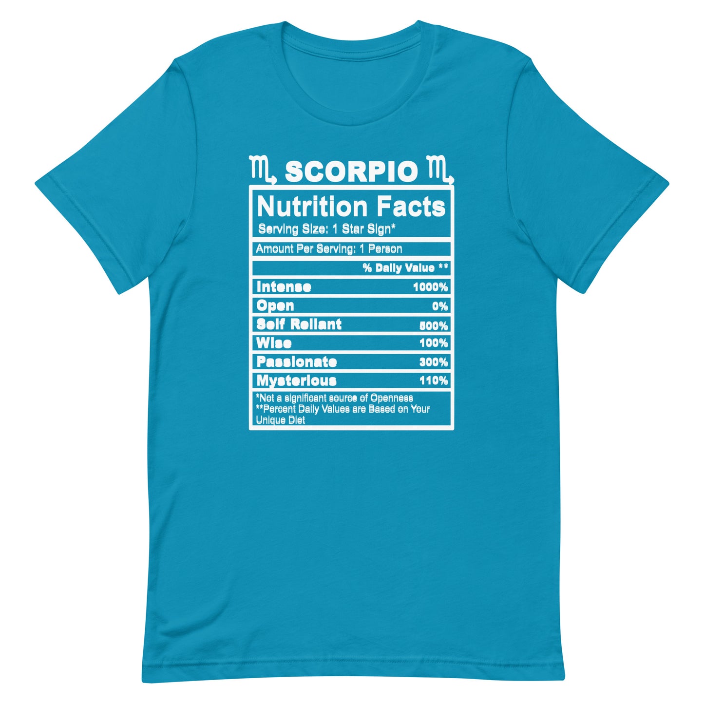 SCORPIO - 4XL-5XL - Unisex T-Shirt (white letters)