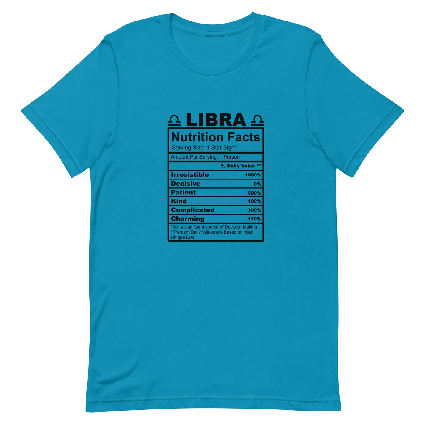 LIBRA - 4XL-5XL - Unisex T-Shirt (black letters)