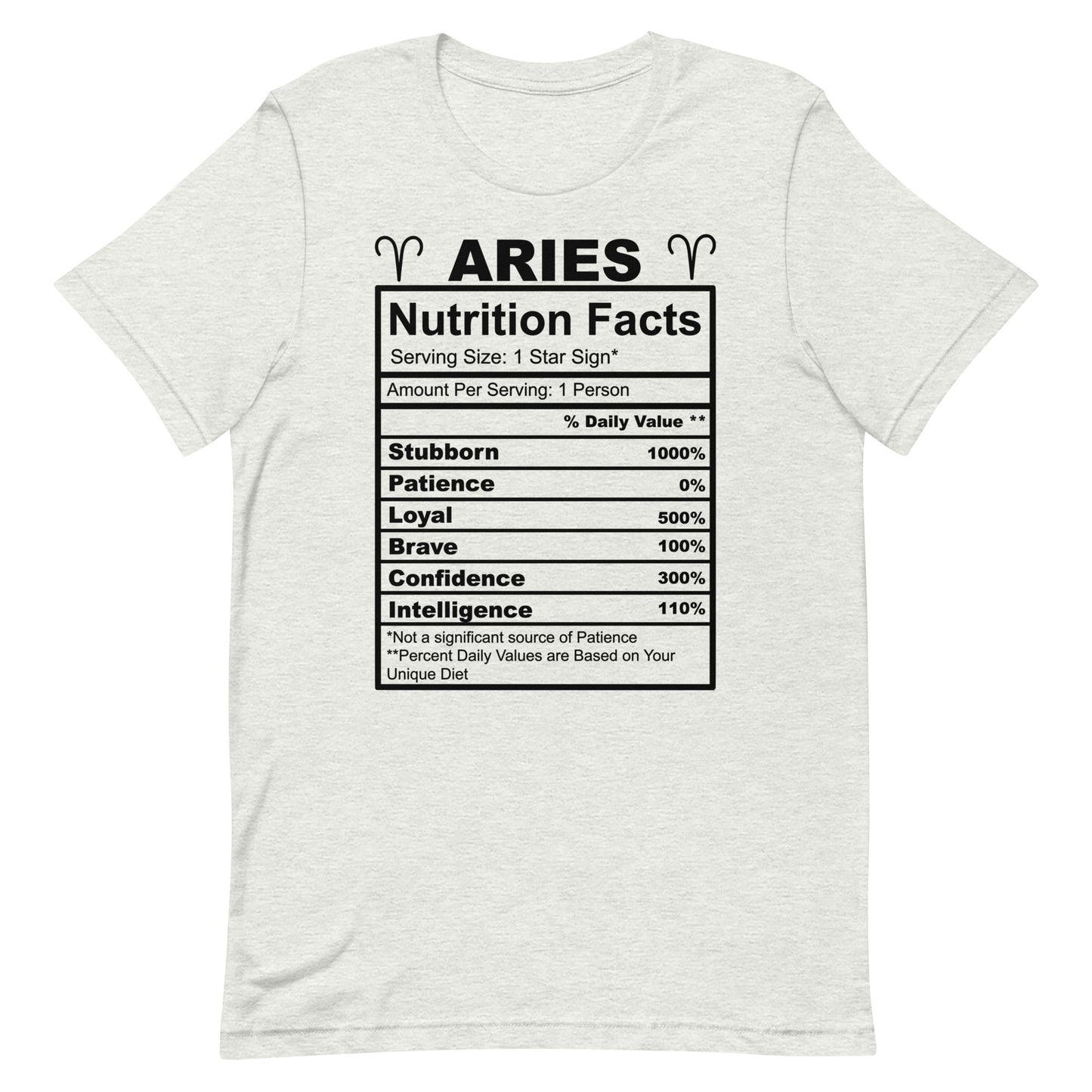 ARIES - 4XL-5XL - Unisex T-Shirt (black letters)
