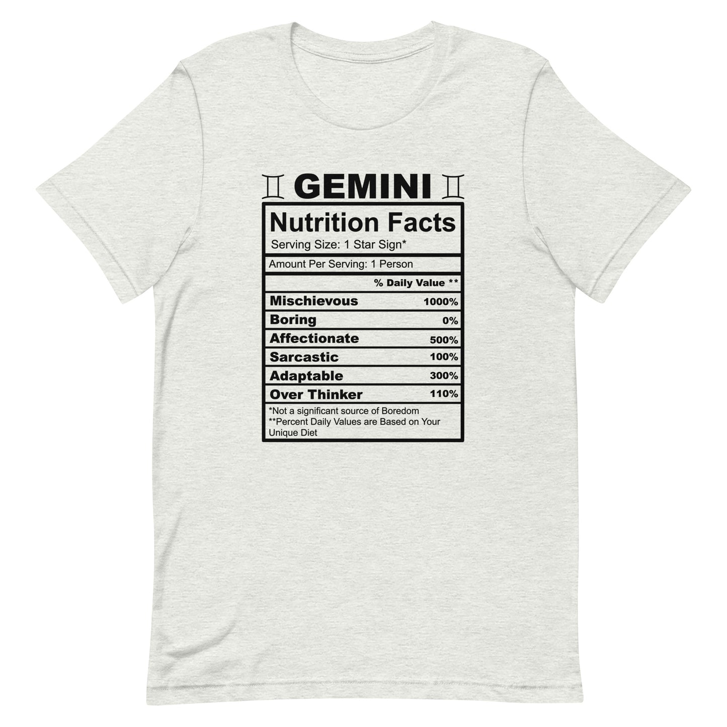 GENINI - 4XL-5XL - Unisex T-Shirt (black letters)