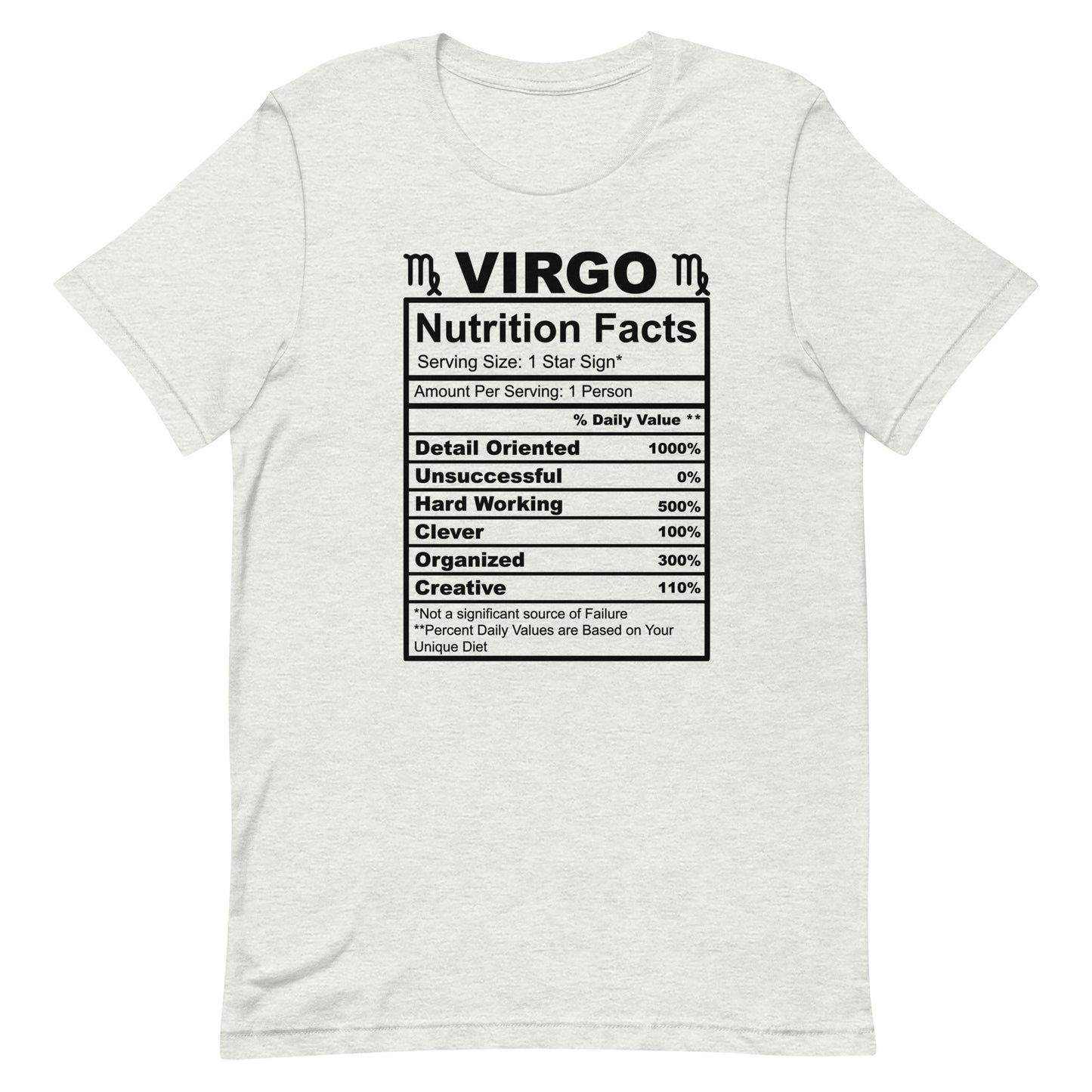 VIRGO - S-M - Unisex T-Shirt (black letters)