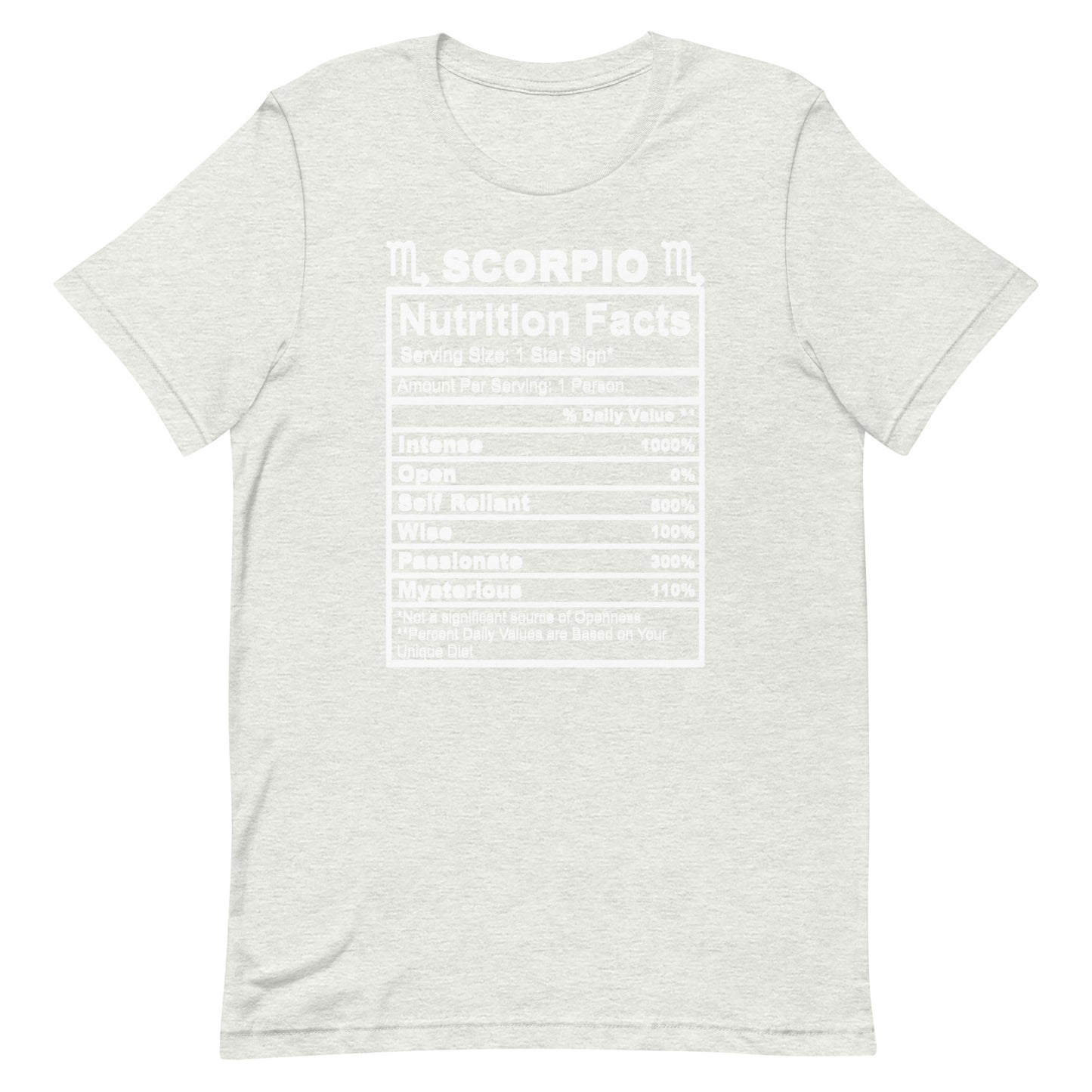 SCORPIO - 4XL-5XL - Unisex T-Shirt (white letters)
