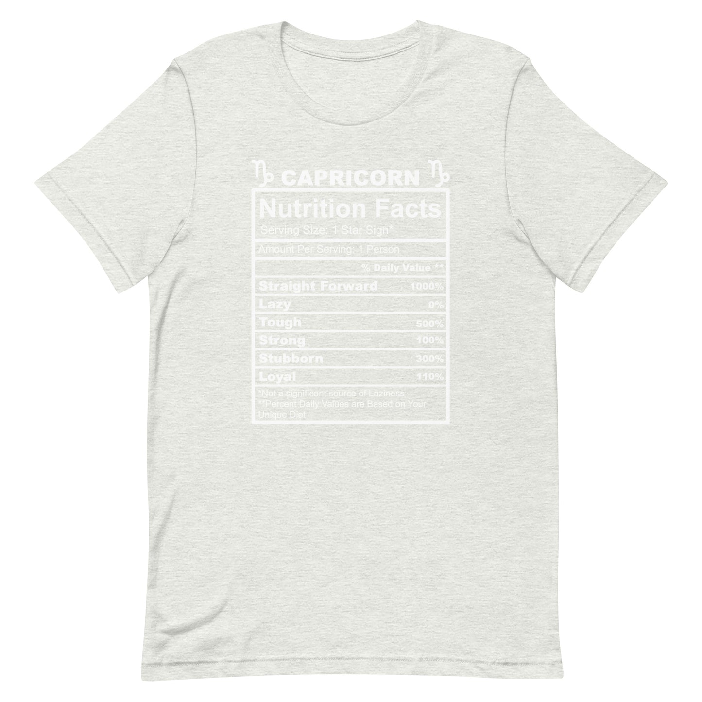 CAPRICORN - 2XL-3XL - Unisex T-Shirt (black letters)